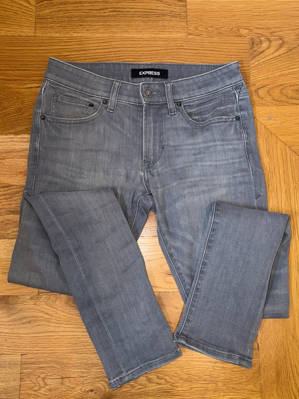 Express Slim Fit Men’s Jeans - Grey